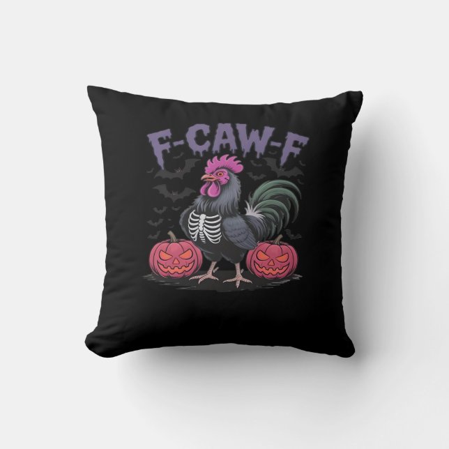 Almofada F Caw F Galinha Engraçada Clássico Estilo Simples  (Frente)