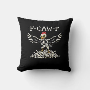 Almofada F Caw F Galinha Engraçada de Halloween Estilo Lega