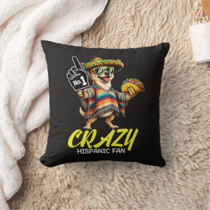 Almofada Fã Hispano Louco - Chihuahua Mexicano Engraçado Or