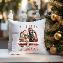 FA LA LABRADOR DOG RED TRUCK FURRY NATMAS