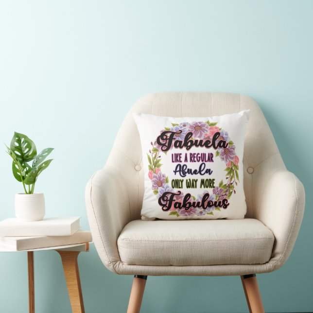 Almofada Fabuela Como Uma Abuela Normal Apenas Fabulosa (Cadeira)