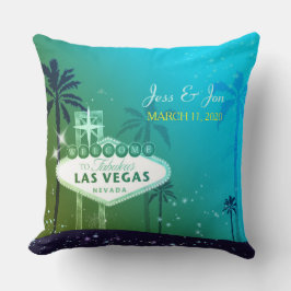 Almofada Fabuloso Casal de Casamento de Las Vegas Keepsasae