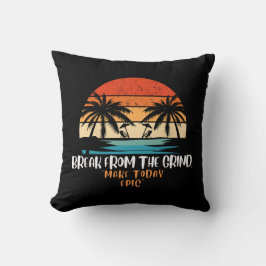 Almofada Faça hoje o Travesseiro Epic Palms BFTG