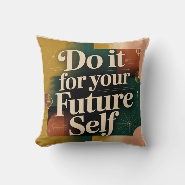 Almofada Faça Por Seu Eu Futuro (Frente)