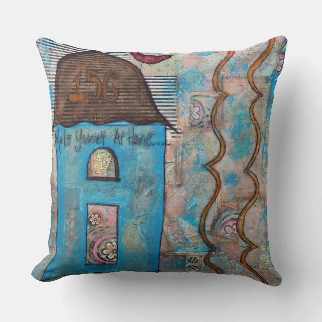 Almofada Faça-se em casa (Frente)