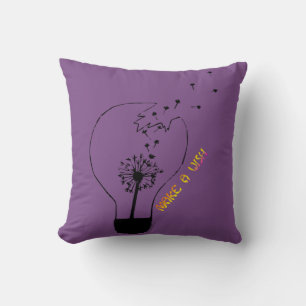 Almofada Faça um Travesseiro decorativo de Dandelion Abstra