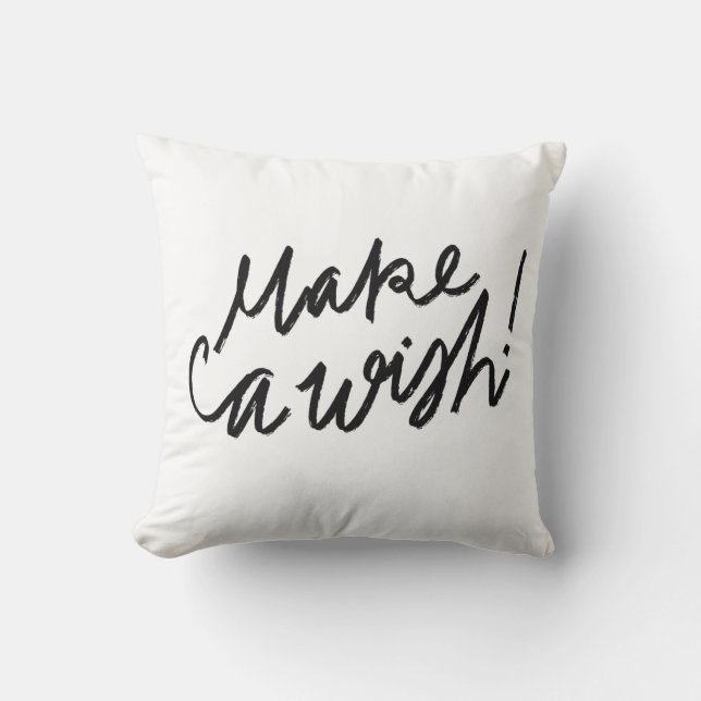 Almofada Faça uma tipografia de desejo (Frente)