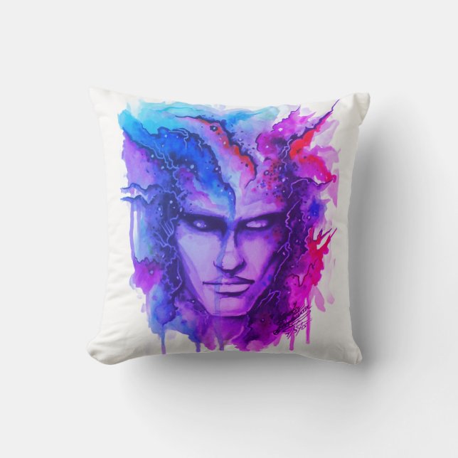 Almofada Face de Aquarela (Frente)