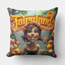 Almofada Fada Fácil Louca E Louca Na Fairyland