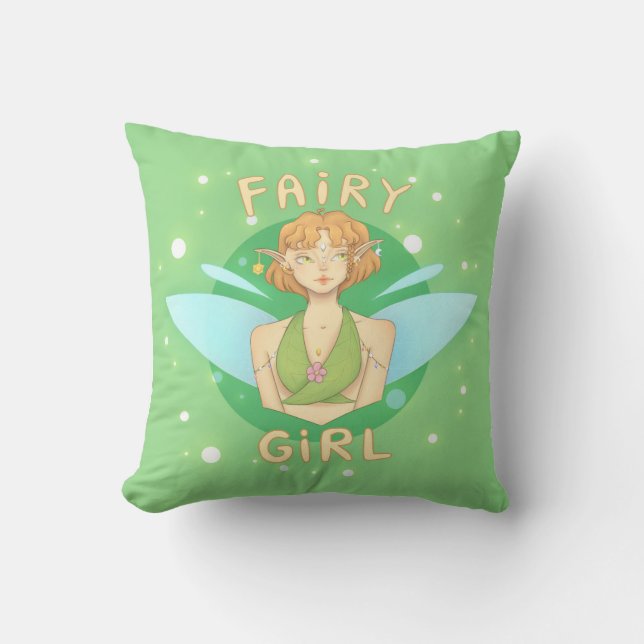 almofada fada, fairy girl (Frente)