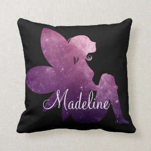 Almofada Fada Mágica Púrpura Personalizada