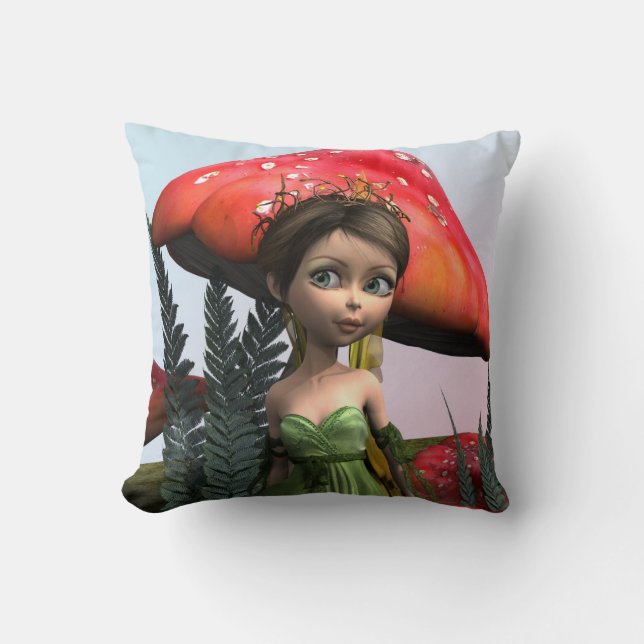 Almofada Fada no Bosque (Frente)