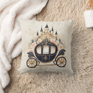 Almofada Fairytale Carruagem e Castelo