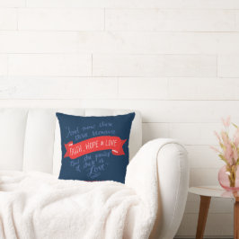 Almofada Faith Hope e Love 2