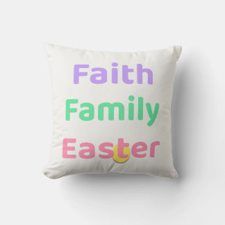 Almofada Faith & Joy Easter Pillow – Faith Family Easter