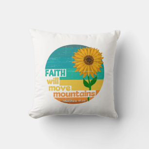 Almofada Faith Move Mounties Christian Design