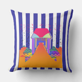 Almofada Faixa Azul Residencial