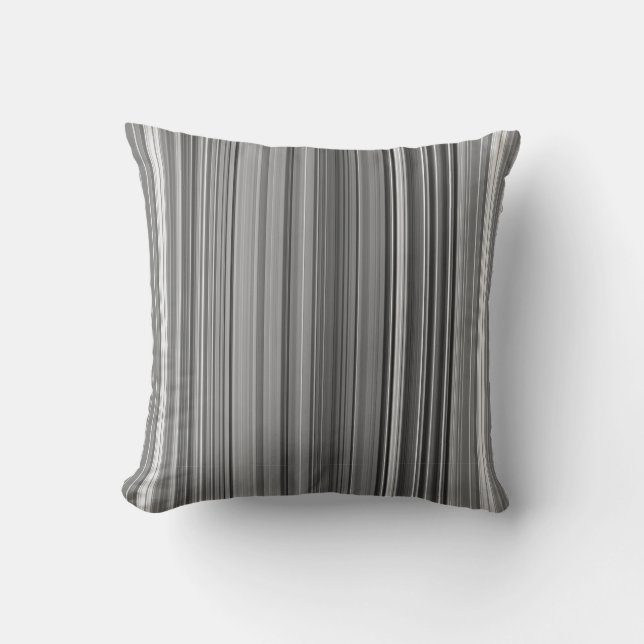 Almofada Faixa de Cinzas em tons de cinza (Frente)