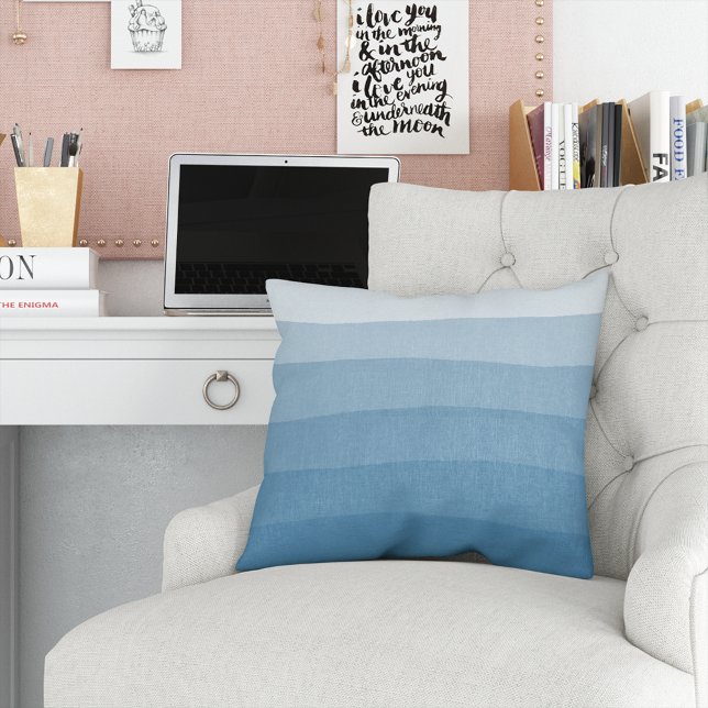 Almofada Faixa de Gradiente de Corante Azul Dip (Criador carregado)