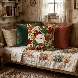 Almofada Fall Harvest Foliage Cushion