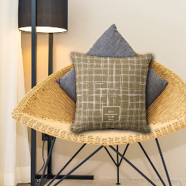 Almofada Fall Lines Weaves Nome Personalizado