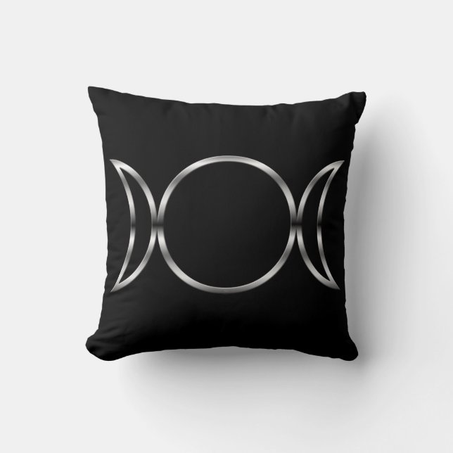 Almofada Falln Pagan Triple Goddese Symbol (Frente)