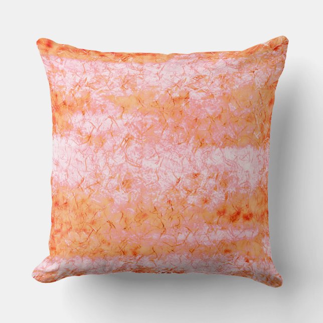 Almofada Falsa pele de salmão, com partes clareadas (Frente)