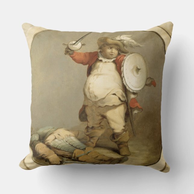 Almofada Falstaff com o corpo de Hotspur, c.1786 (óleo (Frente)