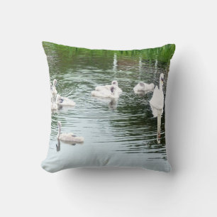 Almofada Família das cisnes