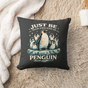 Almofada Família de Pinguim Fofa Inspiração