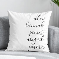 Família Personalizada de Crianças de Script Elegan
