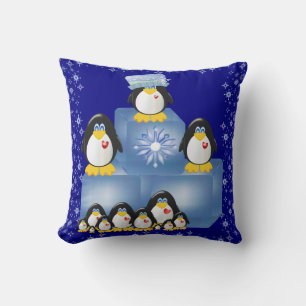 Almofada Família Pinguim Seu Travesseiro MoJo Americano