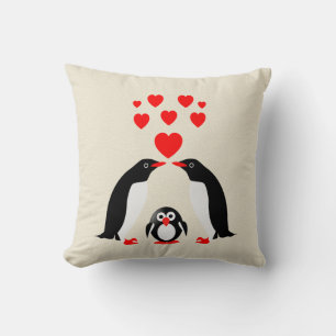 Almofada Família Pinguins