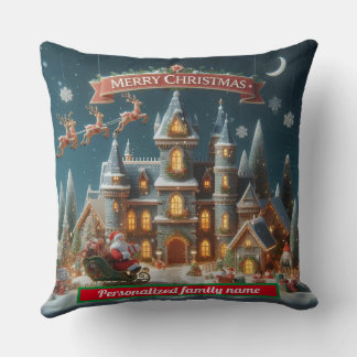 Almofada Família SANTA CLAUS CHRISMAS TRAVESSEIRO DECORATIV
