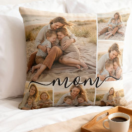 Almofada Family Photo Collage Mother Keepsake