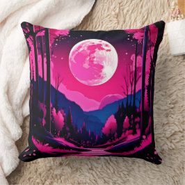 Almofada Fantasia da Lua Rosa