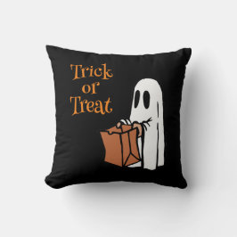 Almofada Fantasma com Trick ou Tratar Bag