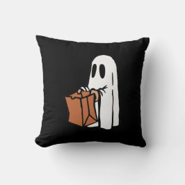 Almofada Fantasma com Truque de Saco ou Tratamento a Preto