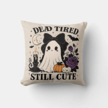 Fantasma Coquette de Halloween Fofo com Laço