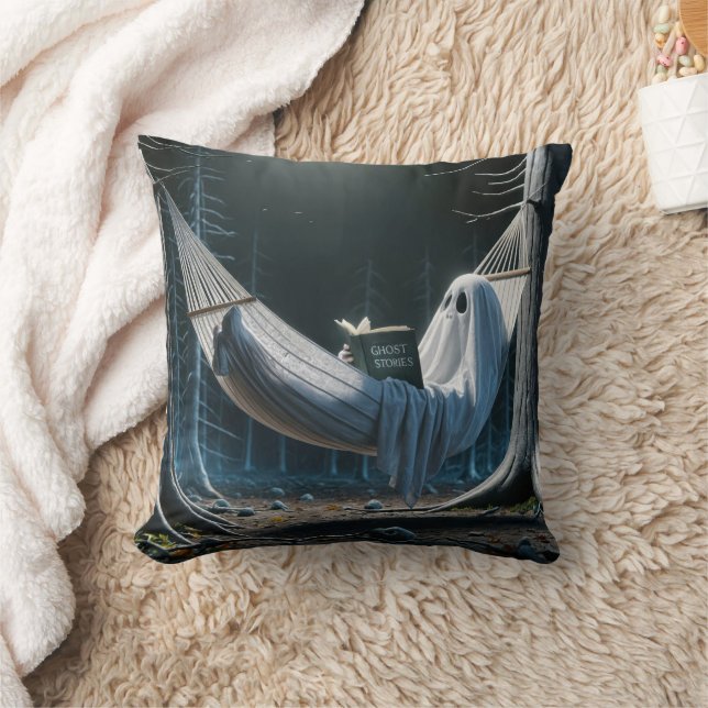 Almofada Fantasma de Halloween em um Hammock (Cobertor)