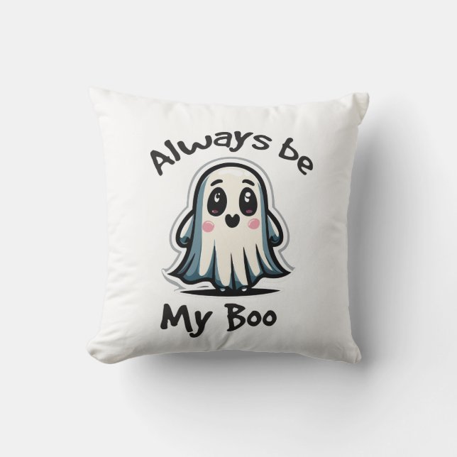 Almofada Fantasma do humor das Halloween (Frente)
