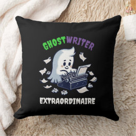Almofada Fantasma Engraçado Escritor Fantasma