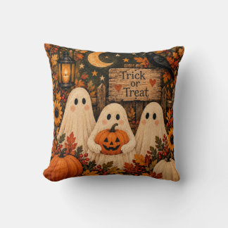 Almofada Fantasmagóricos Travesseiros de Halloween Vintage