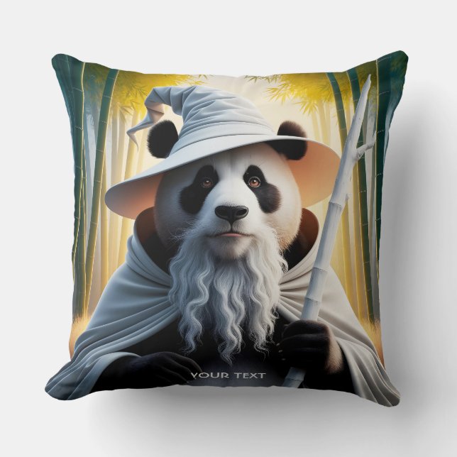 Almofada Fantasy - Assistente de Panda Velho (Frente)