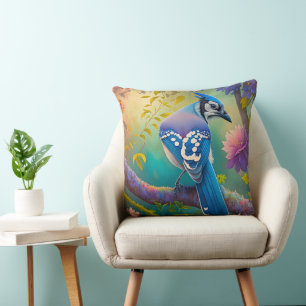 Almofada Fantasy Birds Blue Jay