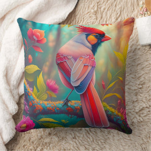 Almofada Fantasy Birds Male Cardinal
