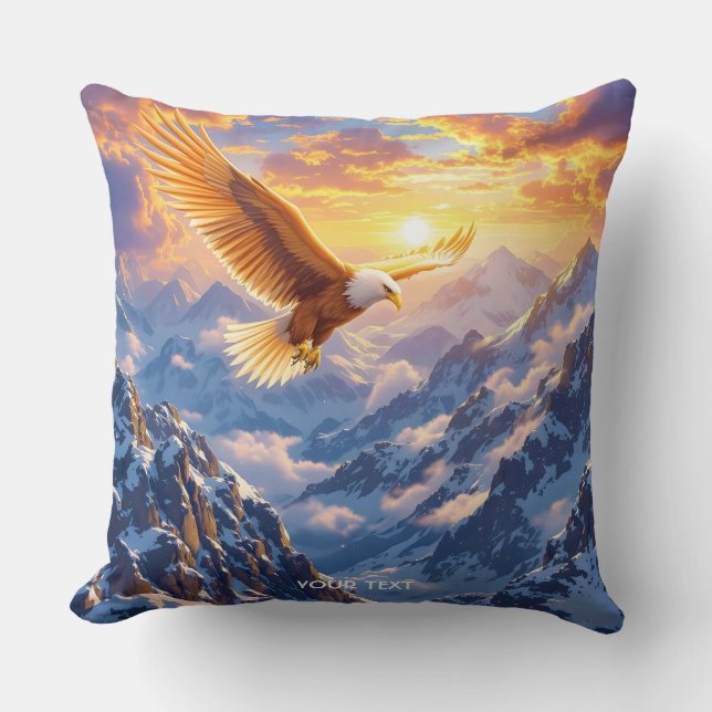 Almofada Fantasy Cute Eagle Mounges Sunrise (Frente)