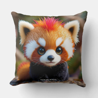 Almofada Fantasy Cute Panda Red Hai