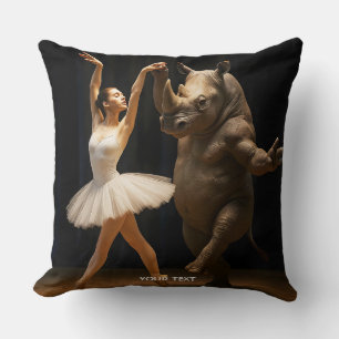 Almofada Fantasy Cute Rhino Dancer Ballerina