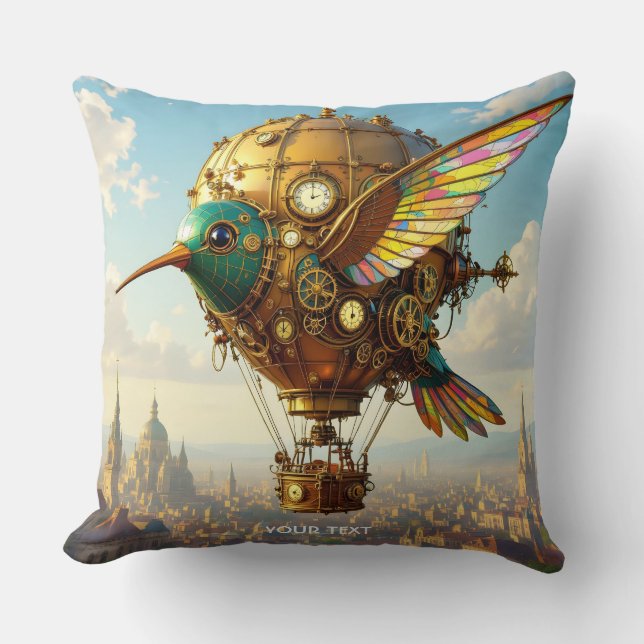 Almofada Fantasy Cute Steampunk Sky (Frente)